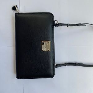 NWT Lauren Ralph Lauren Tate Black Crossbody